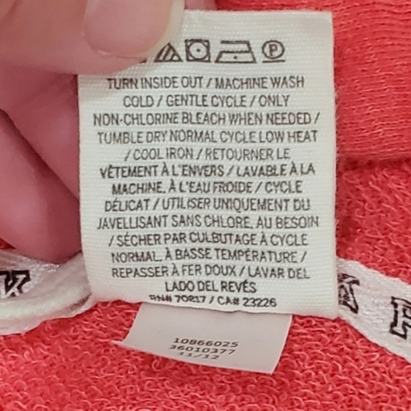 Pink victoria's  secret coral logo hoodie - Picture 5 of 6